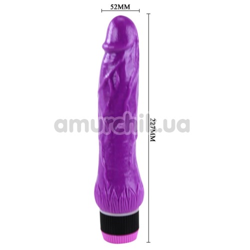 Вибратор Realistic Cock 23 см, фиолетовый