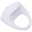 Виброкольцо Lit-Up Silicone Stimu-Ring 8, белое - Фото №1