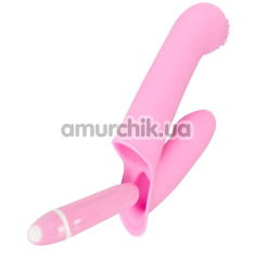 Вібратор на палець Couples Choice Vibrating Finger Extension, рожевий - Фото №1