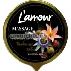 Масажна свічка L'amour Massage Candle Passion Lily & Fig - лілія і інжир, 70 мл - Фото №1