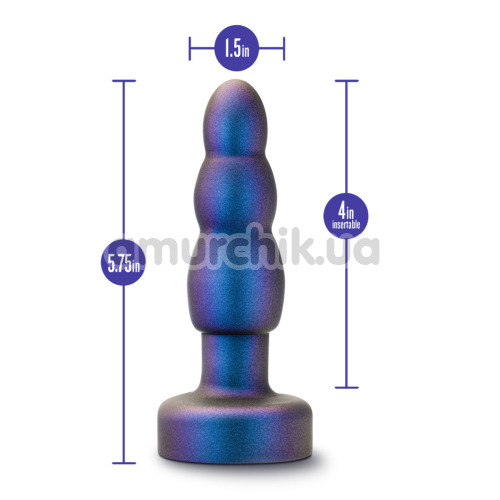 Анальная пробка с вибрацией и ротацией Anal Adventures Matrix Kinetik Plug, фиолетовая