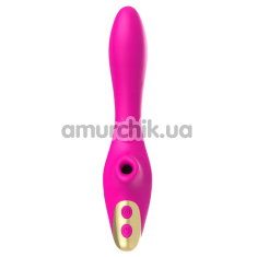 Симулятор орального секса для женщин с вибрацией DuDu E01, розовый - Фото №1