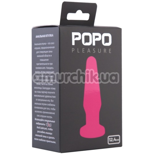 Анальная пробка Popo Pleasure 731312, розовая