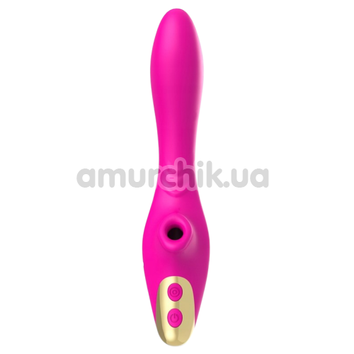 Симулятор орального секса для женщин с вибрацией DuDu E01, розовый - Фото №1