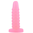 Анальная пробка Hi-Rubber Chubby Anal Plug, розовая - Фото №1
