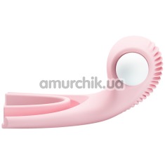 Насадка для орального секса с вибрацией Pretty Love Magic Lip, светло-розовая - Фото №1