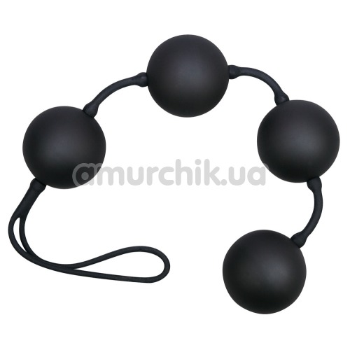 Вагінальні кульки Velvet Black Balls чорні - Фото №1