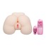 Штучна вагіна та анус з вібрацією Passion Lady Juicy Peach, тілесна - Фото №1