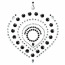 Украшения для сосков и зоны бикини Bijoux Indiscrets Flamboyant, серебристо-черные - Фото №2