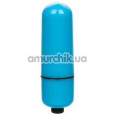 Клиторальный вибратор 3-Speed Bullet, голубой - Фото №1