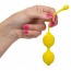 Набір вагінальних кульок Kegel Training Set Lemon Squeeze Relax Repeat, жовтий - Фото №6
