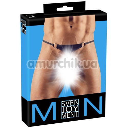 Трусы мужские с эрекционным кольцом Svenjoyment Underwear 2021701, черные