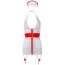 Костюм медсестри Cottelli Collection Costumes 2470578 білий: сукня+ шапочка - Фото №2