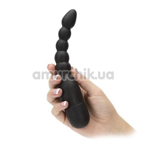 Анальный вибратор Aggress Vibrating Butt Plug 6, черный