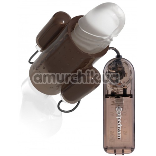 Вібронасадка на пеніс Classix Dual Vibrating Penis Sleeve, чорна - Фото №1