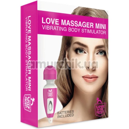 Кліторальний вібратор Love Massager Mini Vibrating Body Stimulator, рожевий