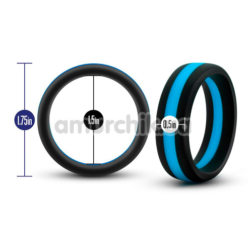 Эрекционное кольцо Performance GoPro Cock Ring, синее