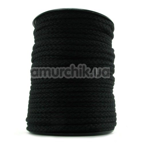 Мотузка Bondage Rope, чорна - Фото №1