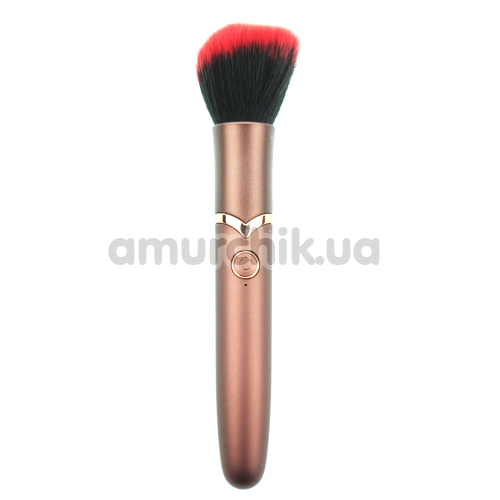 Клиторальный вибратор Makeup Brush Vibrator, коричневый - Фото №1