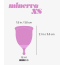 Менструальная чаша Crushious Minerva XS, розовая - Фото №6