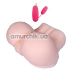 Искусственная вагина и анус с вибрацией Boss Of Toys Vibrating Life-Sized Pussy & Ass XXL, телесная - Фото №1