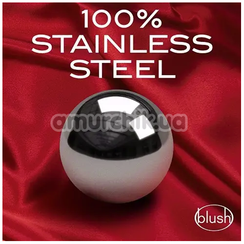 Вагинальные шарики Noir Stainless Steel Kegel Balls, серебряные