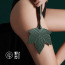 Шльопалка у вигляді кленового листочка Lockink Leather Whip Maple Leaf, зелена - Фото №5