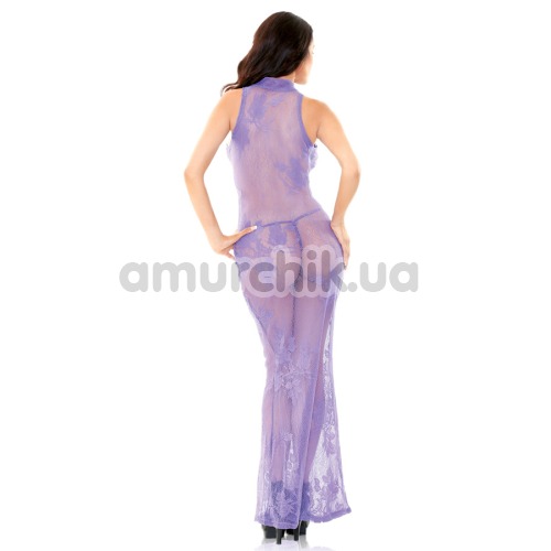 Комплект Tease фиолетовый (модель B458): платье + трусики-стринги