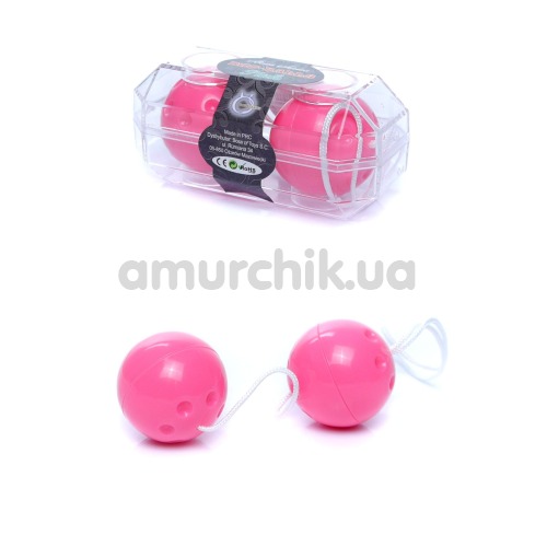 Вагинальные шарики Boss Series Duo Balls, розовые
