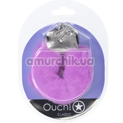 Наручники Ouch! Classic, фіолетові