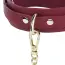 Нашийник з повідцем Roomfun Leather Collar With Leash, бордовий - Фото №6