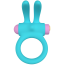 Виброкольцо для члена Party Color Toys Riny, бирюзовое - Фото №5