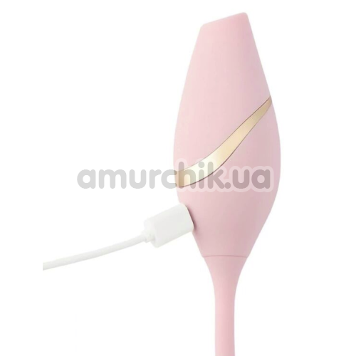 Симулятор орального секса для женщин с вибрацией и подогревом Kistoy Cathy Mini, розовый