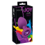 Анальная пробка с фиолетовым кристаллом Colorful Joy Jewel Purple Plug Medium, фиолетовая - Фото №5