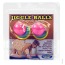 Вагинальные шарики Jiggle Latex Orgasm Balls - розовые - Фото №2