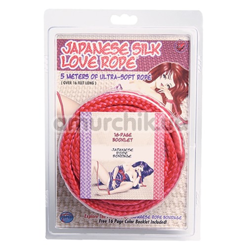 Веревка Japanese Silk Love Rope 5 м, красная