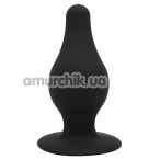 Анальная пробка SilexD Premium Silicone Plug Model 2 Size L, черная - Фото №1