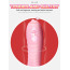 Вібратор з підігрівом, ротацією і поштовхами FoxShow Silicone Heating and Thrusting Vibrator, рожевий - Фото №15