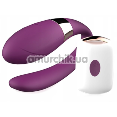 Вібратор V-Vibe Rechargeable Couples Vibrator, фіолетовий - Фото №1