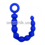 Анальная цепочка Fun Creation Bendy Beads, синяя - Фото №1