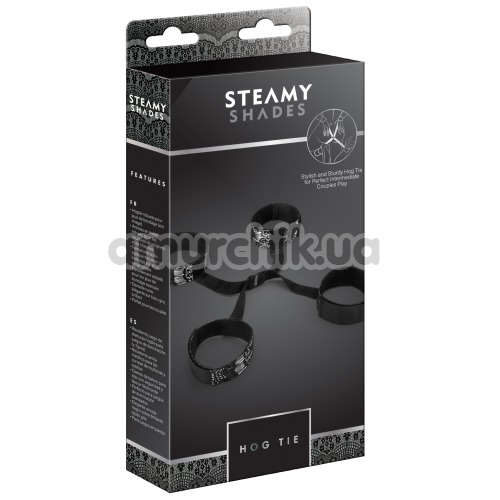 Бондажный набор Steamy Shades Hog Tie, чёрный