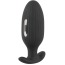 Анальная пробка с вибрацией и электростимуляцией XouXou Vibrating E-Stim Butt Plug, черная - Фото №0