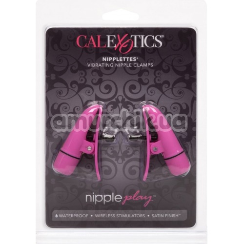 Затискачі для сосків з вібрацією Nipple Play Nipplettes, рожеві