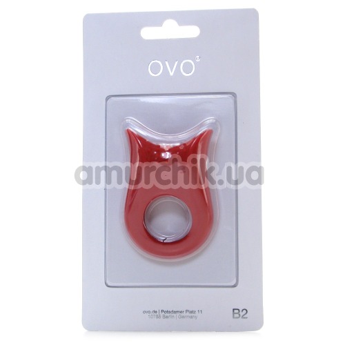 Виброкольцо OVO B2, красное