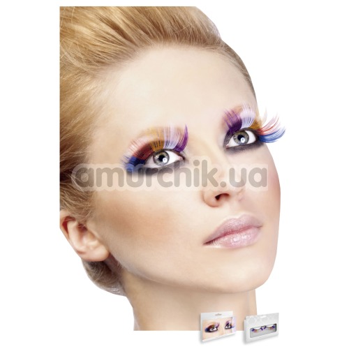 Ресницы Multi-Colored Glitter Eyelashes (модель 529)