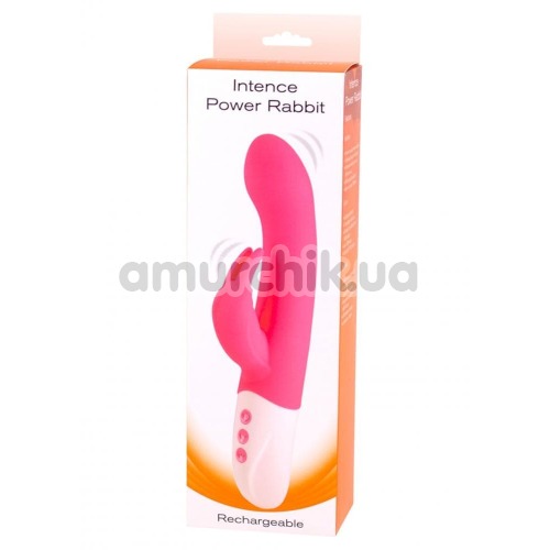 Вібратор Intence Power Rabbit, рожевий