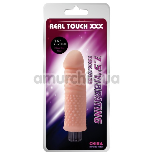 Вібратор Real Touch XXX 7.5, тілесний