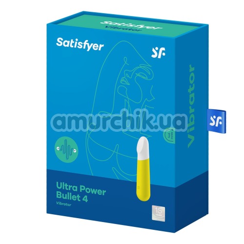 Клиторальный вибратор Satisfyer Ultra Power Bullet 4, желтый