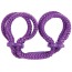 Фіксатори для ніг Japanese Silk Love Rope Ankle Cuffs, фіолетові - Фото №0