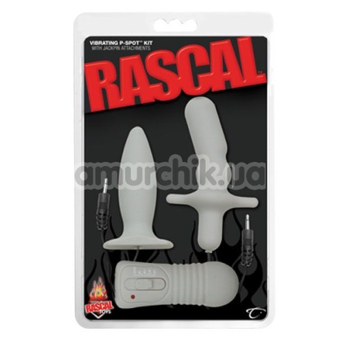 Набор Rascal Vibrating P-Spot Kit: анальная пробка + вибростимулятор простаты для мужчин